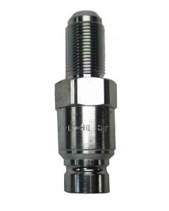 Stucchi Flat Face Quick Coupler - 1/2 Inch Male Nipple - ISO Interchange 16028